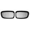 Pulleco For BMW 1 Series F20 F21 116i 118i Grille Car Front Grill Kidney Grilles Gloss Black Racing Grill 2011-2014 Accessories