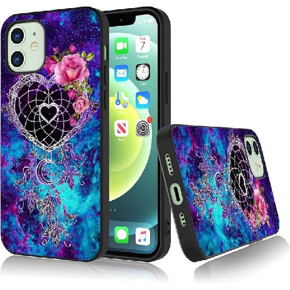 Case for iPhone 13, Retro American Flag Shockproof Soft Silicone Case Protective Cover for iPhone 13