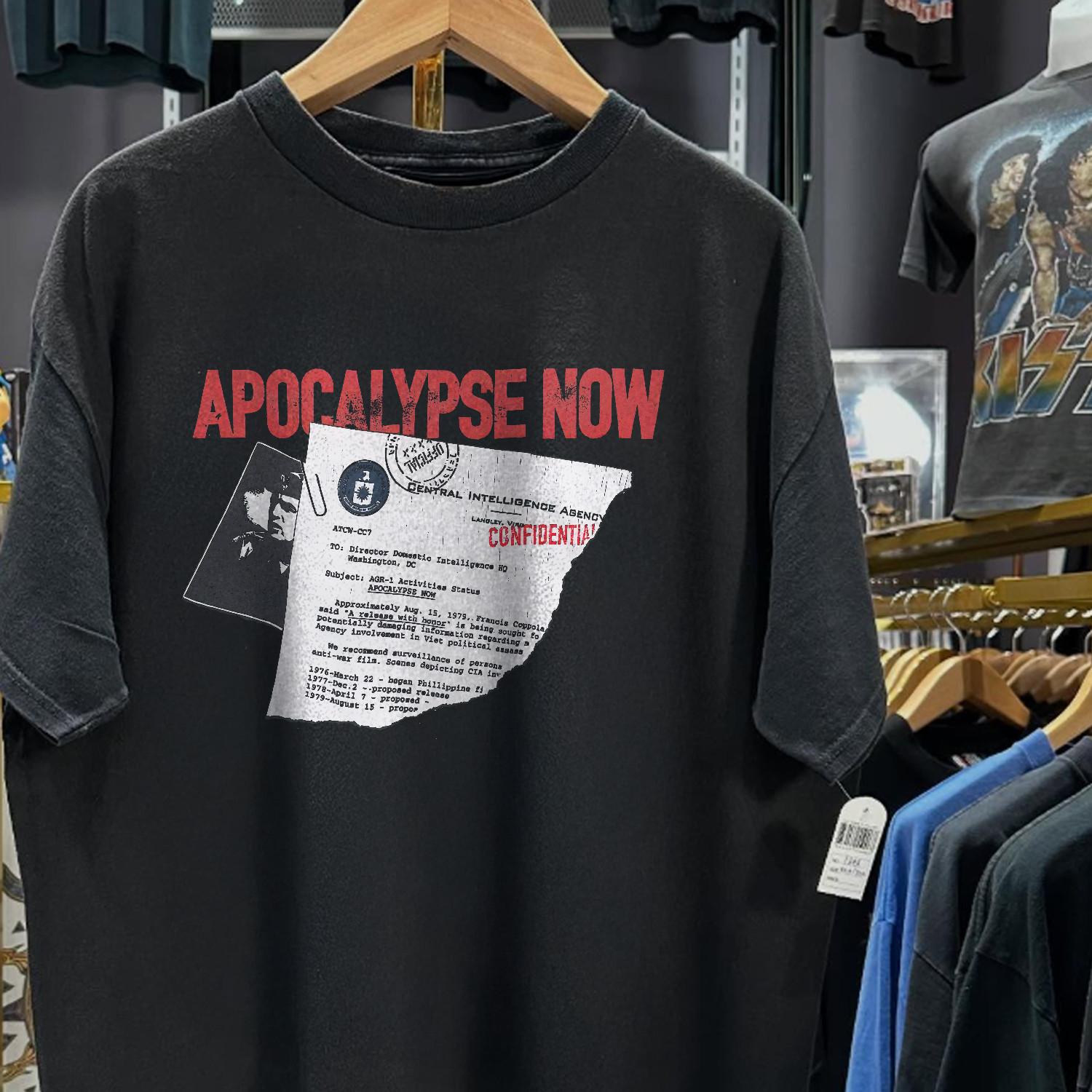 Apocolypse Now  Confidential  Promo T-Shirt Black XXL 4XL