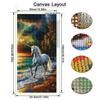 Diy Diamond Mosaic Seaside Unicorn Large Size Diamonds Painting Animals Full Drill Rhinestone Embroidery Jewelry Cross Stitch Kits Wall Decor