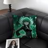 O-One Punchh Man Tatsumakii Cushion Cover Natural Linen Organic Fabric Double-Sided Printing Sofa Home Decor Gift Pillow Case