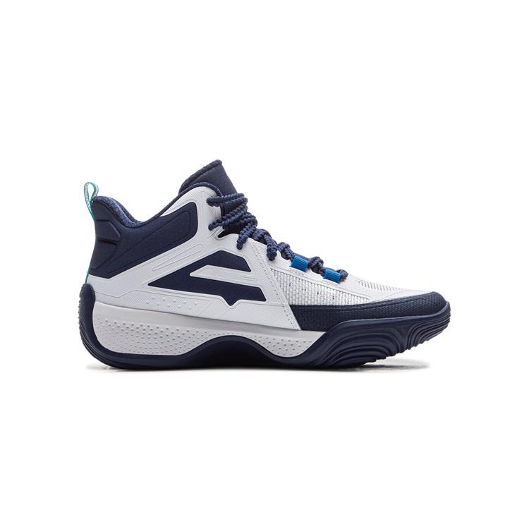 Li Ning Kids Tian Ying 2.0 Fashion Anti-Slip Anti-Kick Shock Absorbing Wear-Resistant Rebound High-Top Basketball Shoes YKBU098-3