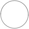 Plant Ring Black 40 X 40 X 20 Cm Cold Rolled Steel