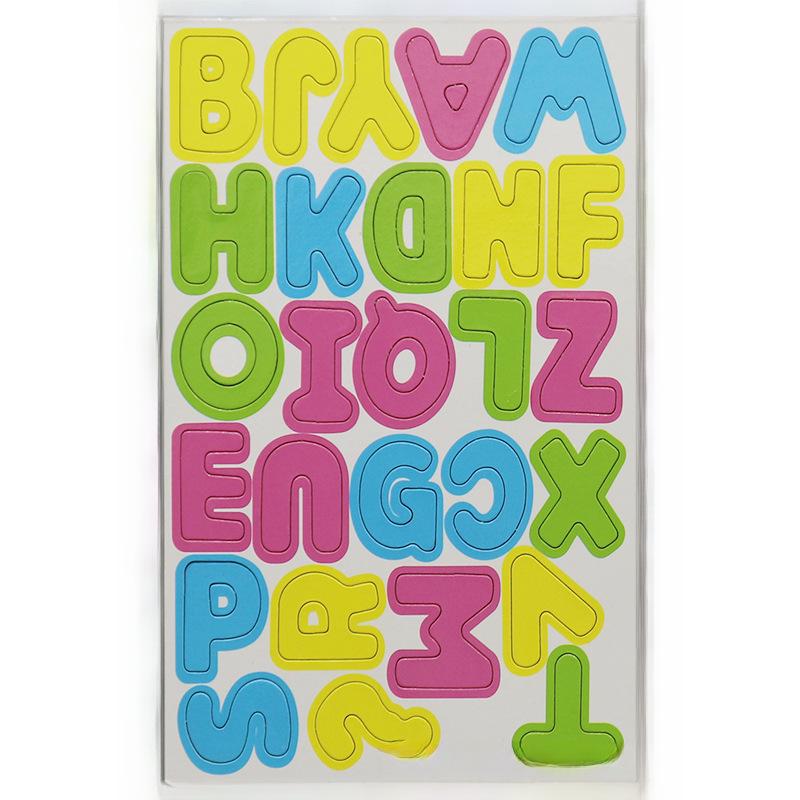 Wooden Magnetic Educational Board with Colorful Letters and Numbers for Kids
