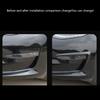 Front Fog Light Eyelid Eyebrow Molding Stripe ABS Decal Pre-Cut Sticker for  Car Styling
