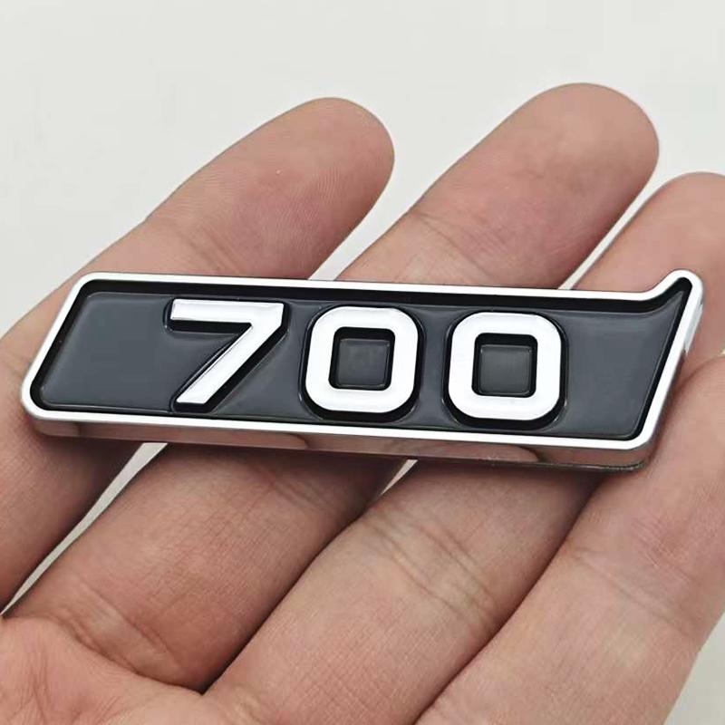 3D ABS Car Fender Side Accessories Logo 700 Sticker Badge Sticker Decals For Mercedes Benz AMG BITURBO 700 BRABUS Auto Styling AB1