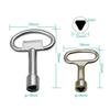 Triangle Key Elevator Mechanical Key Box Adjustable Alloy Wrench Universal Tool for Switch Cabinets Water Meter Service