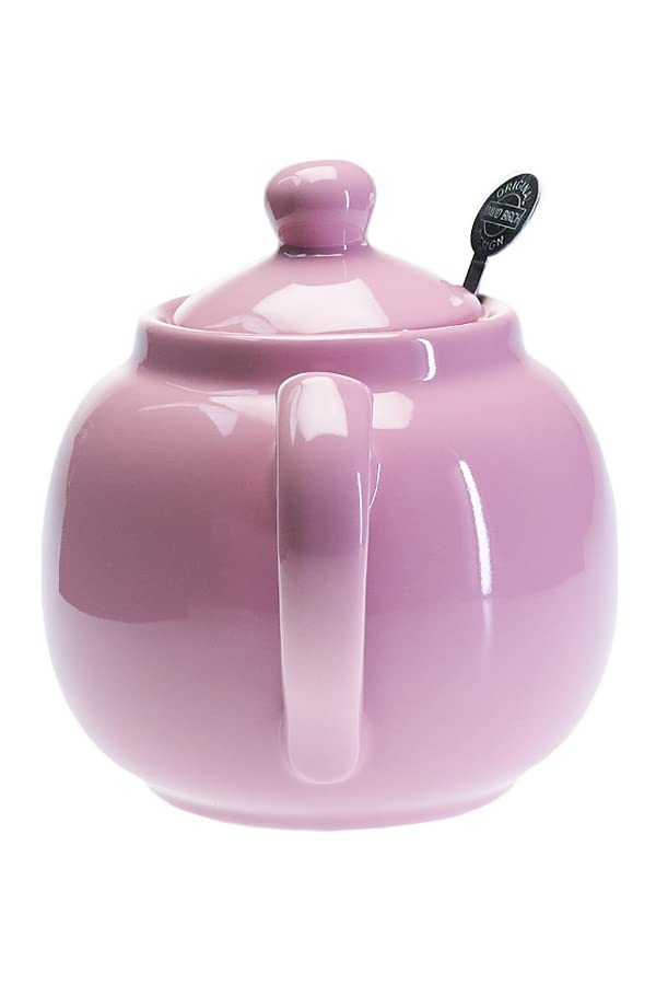 This 600ml teapot from the home of authentic British black tea is crafted from cherry blossom-patterned stoneware and features a charming rounded