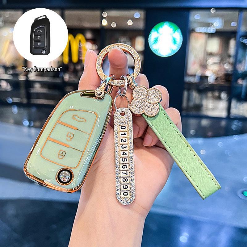 Stylish Key Case for Dongfeng Fengshen AX7, AX3, AX4, AX5, Fengdu MX5, A30 Car Models