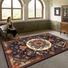 Persian Luxury Living Room Carpet Boho Non-slip Decoration Sofa Large Rugs Bedroom Bedside Foldable Tatami Floor Mat Washable