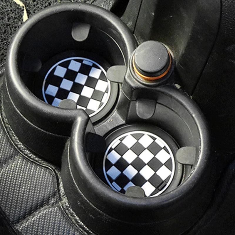 1PC Anti-Slip Cup Mat For BMW Mini Countryman R60 WRC John Cooper Works LCI Cup Holder Mat Shockproof Silica Gel Pad