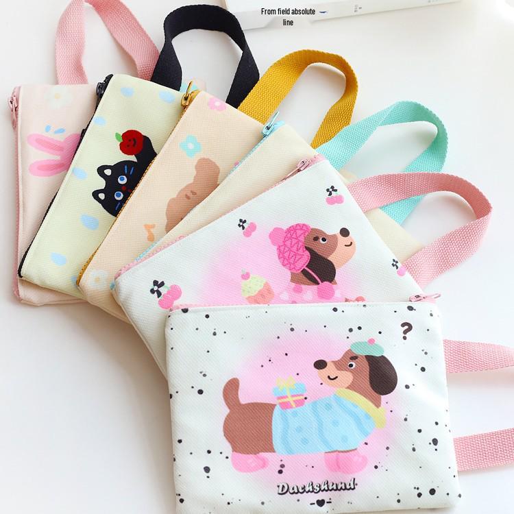 

Mini Plush Wristlet: Phone, Lipstick, Coin & Key Bag with Zipper Pocket Other