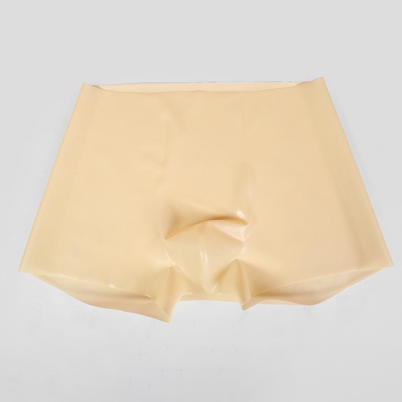 Fetish Latex Tight Panties Men Rubber Elastic Pouch Translucent Boxers Shorts Dj Club Bar Show Costumes Private Party Lingerie