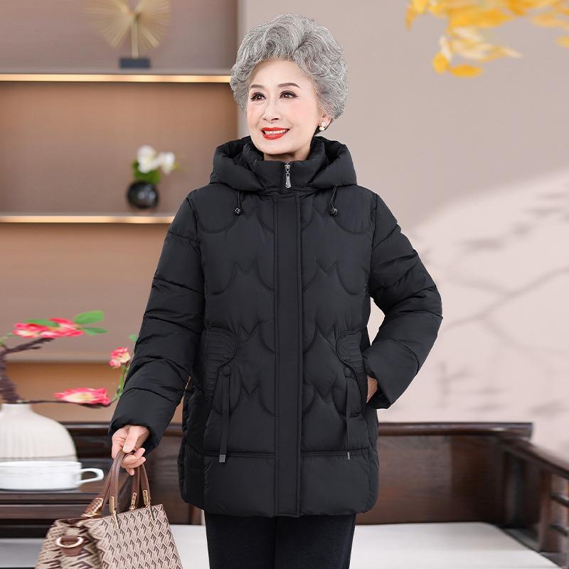 Herbst-Winter-Baumwollkleidung, neue mittellange und lange Winterjacken, hochwertige leichte Baumwolljacken für die mittlere und ältere Generation