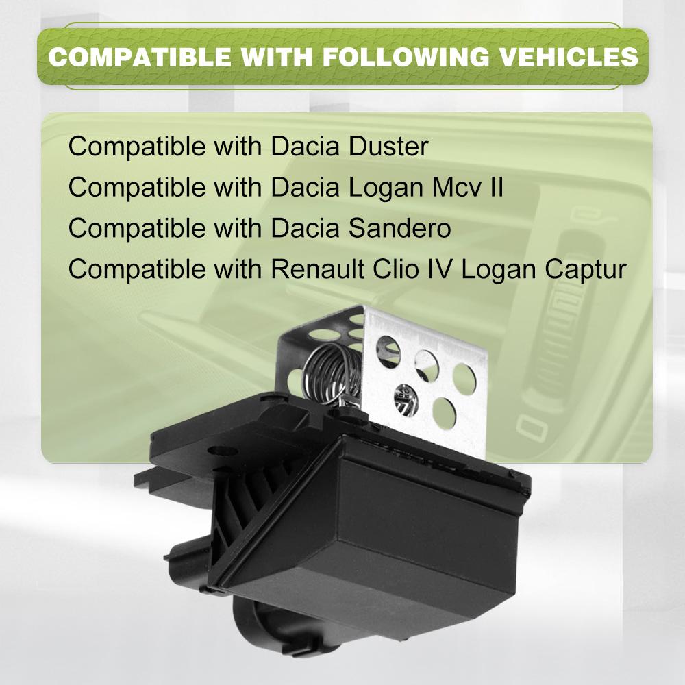 Radiator Fan Blower Motor Resistor for Dacia Logan Mcv II Duster Sandero Renault Clio IV Logan Captur 255509263R 255503792R