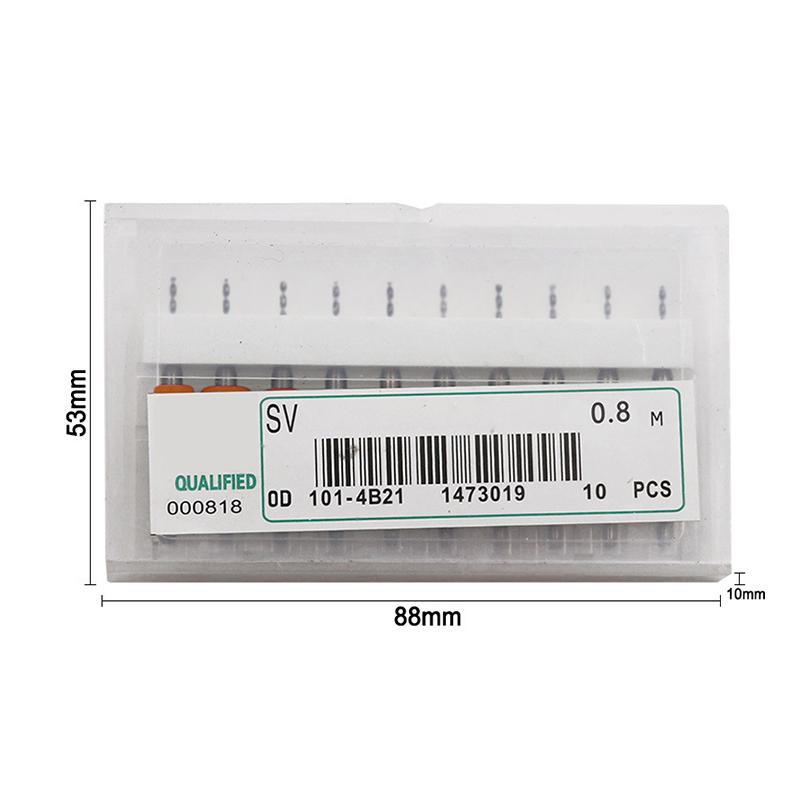 10Pcs/Set 0.1Mm-1.2Mm Hard Alloy Pcb Print Circuit Board Carbide Micro Drill Bit