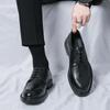 Large Size Leather Shoes Leather Shoes New Fashion Korean Version Trend Casual Shoes Hairstylist Small Leather Shoes