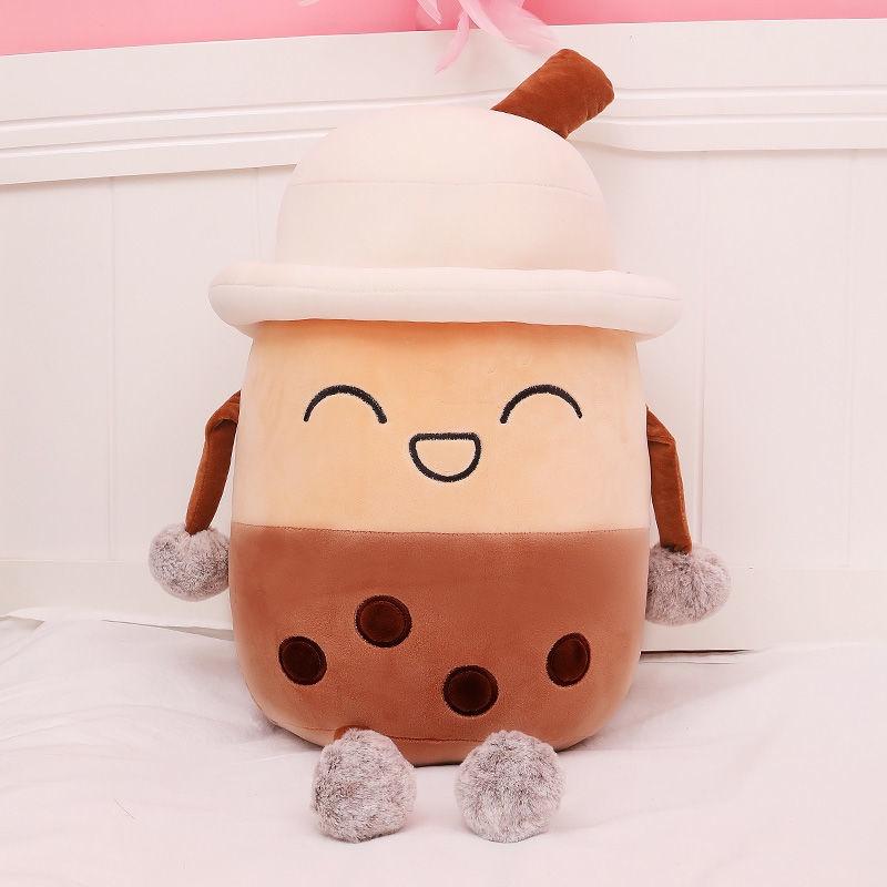 Creative Pearl Milky Tea Cup Plush Toy Children's Doll Ragdoll Super Soft Throw Pillow Doll Girl's Birthday Gift
