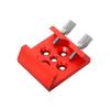Dovhmoh Telescope Finder Scope Base Mount Adapter for Dovetail Groove Flat Base Screw Conversion Replacement Part Accessory Red 1/4"