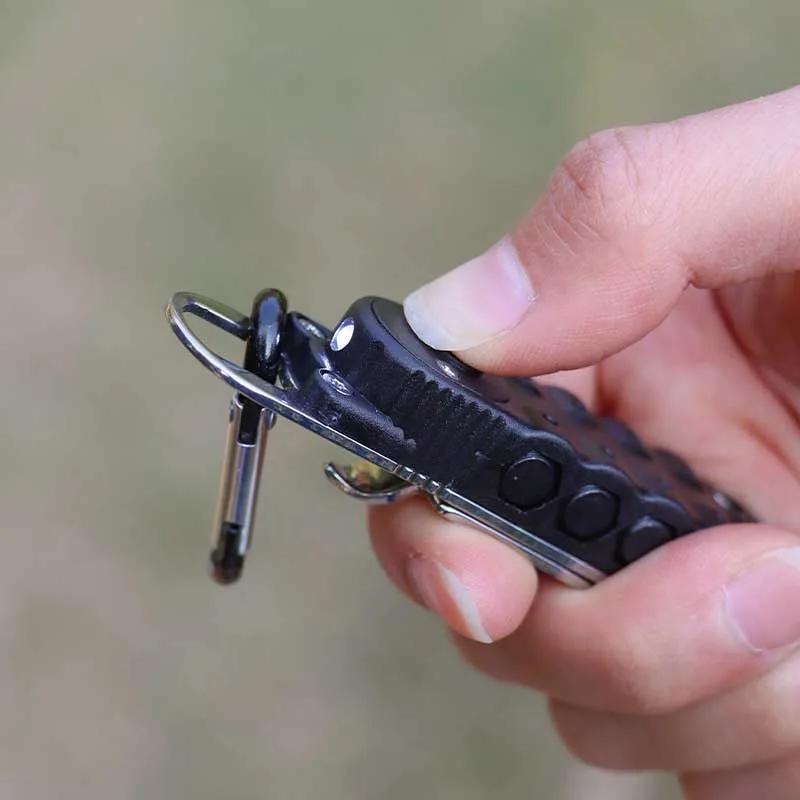 Multifunctional Mini Screwdriver Outdoor Keychain Shape Screwdrivers Portable Steel Repair Multi-function Combination Tool