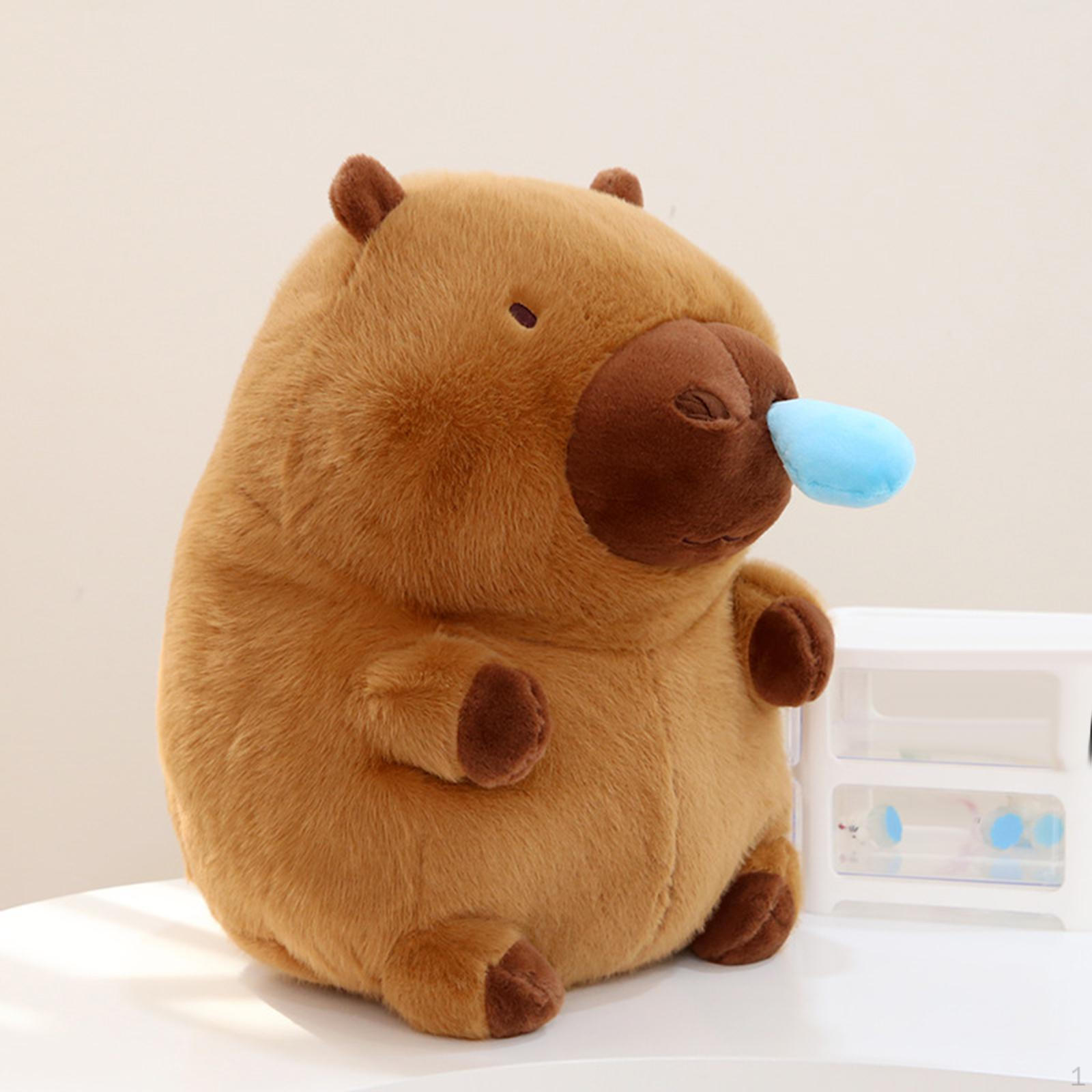 Очаровательная плюшевая капибара для декора детской комнаты 22cm