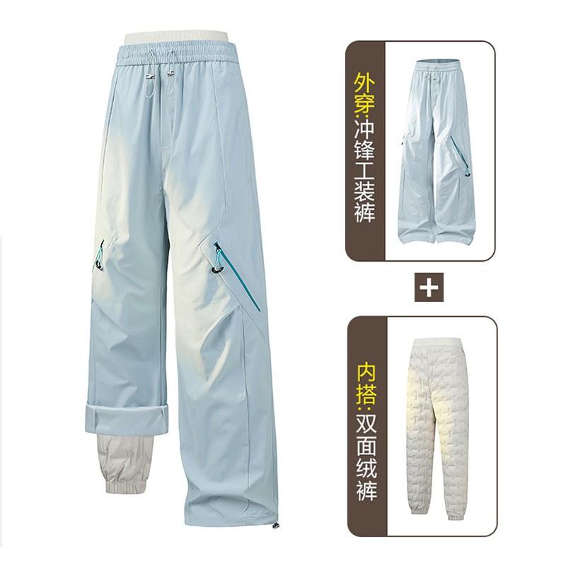 Women Men Waterproof Hiking Pants Outdoor Trail Trousers Quick Dry Breathable Lightweight Mountaineering Cargo
