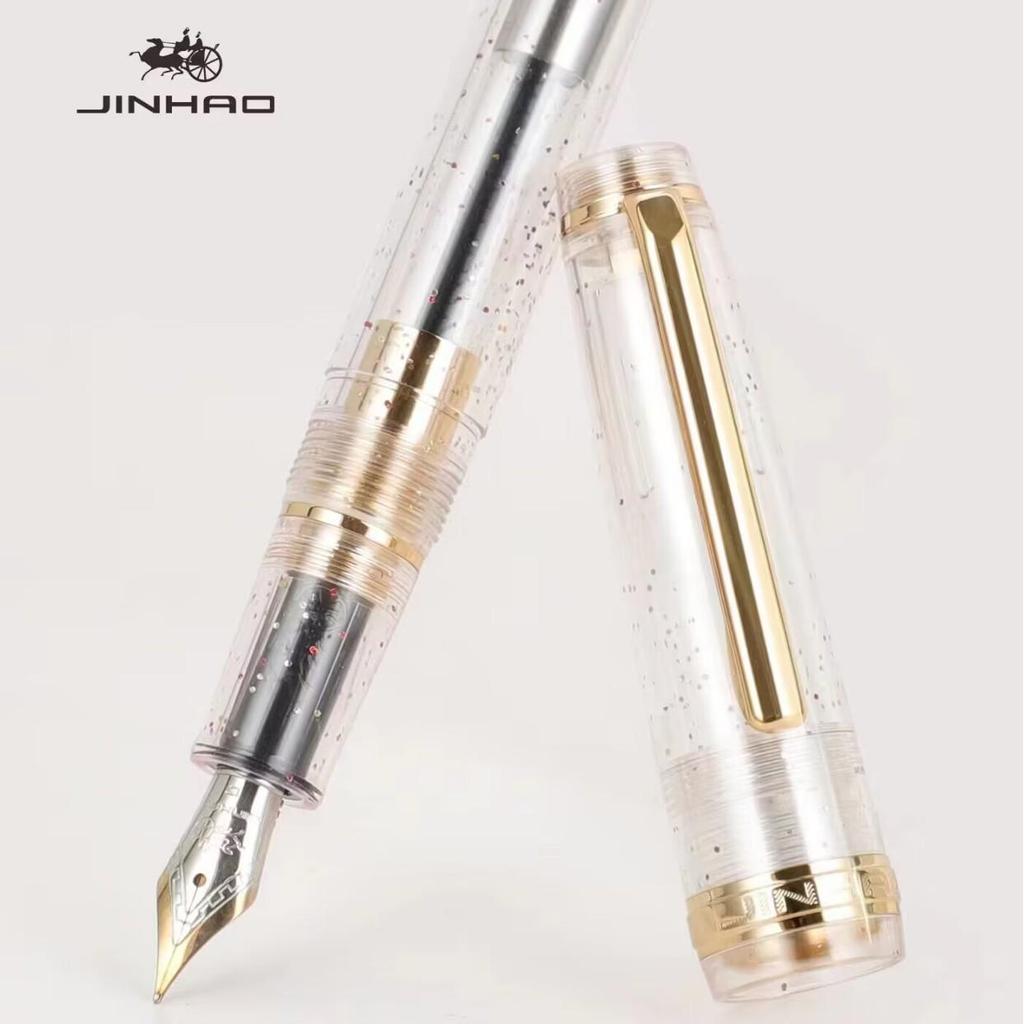 Jinhao 82 Fountain Pen - Fresh Style Portable Pocket Pen with Converter for Business, Office, and Travel.