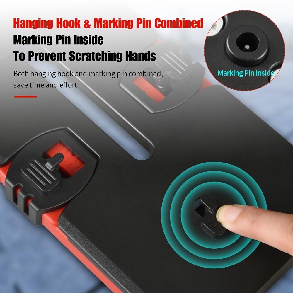 1ks Nástroj na zavěšování obrazů pro design domova, Exkluzivní rám pro závěsný hardware, Nástroj na vyrovnávání fotografií s kalibrační funkcí, Nezbytnosti pro zavěšování obrazů