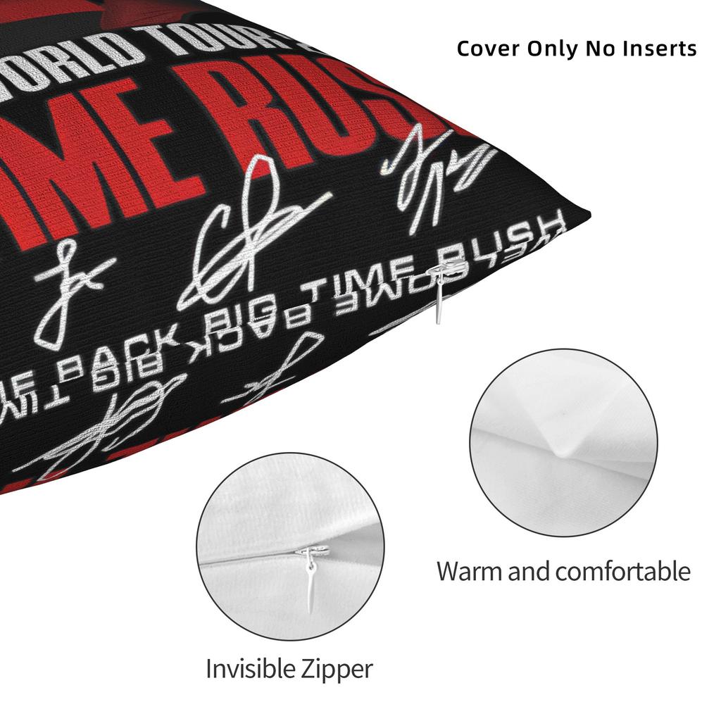 Big Time Rush Pillow Case Soft Pillow Cover For Sofa Car Home Decor Morden Pillowcases