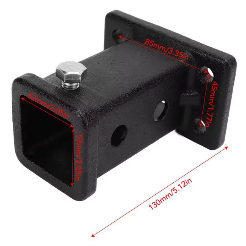 Premium 2In On Receiver Tube Universal Trailer Hitch Receiver Adapter For Pickup Trucks On Trailer Receiver Tube Car Accessories