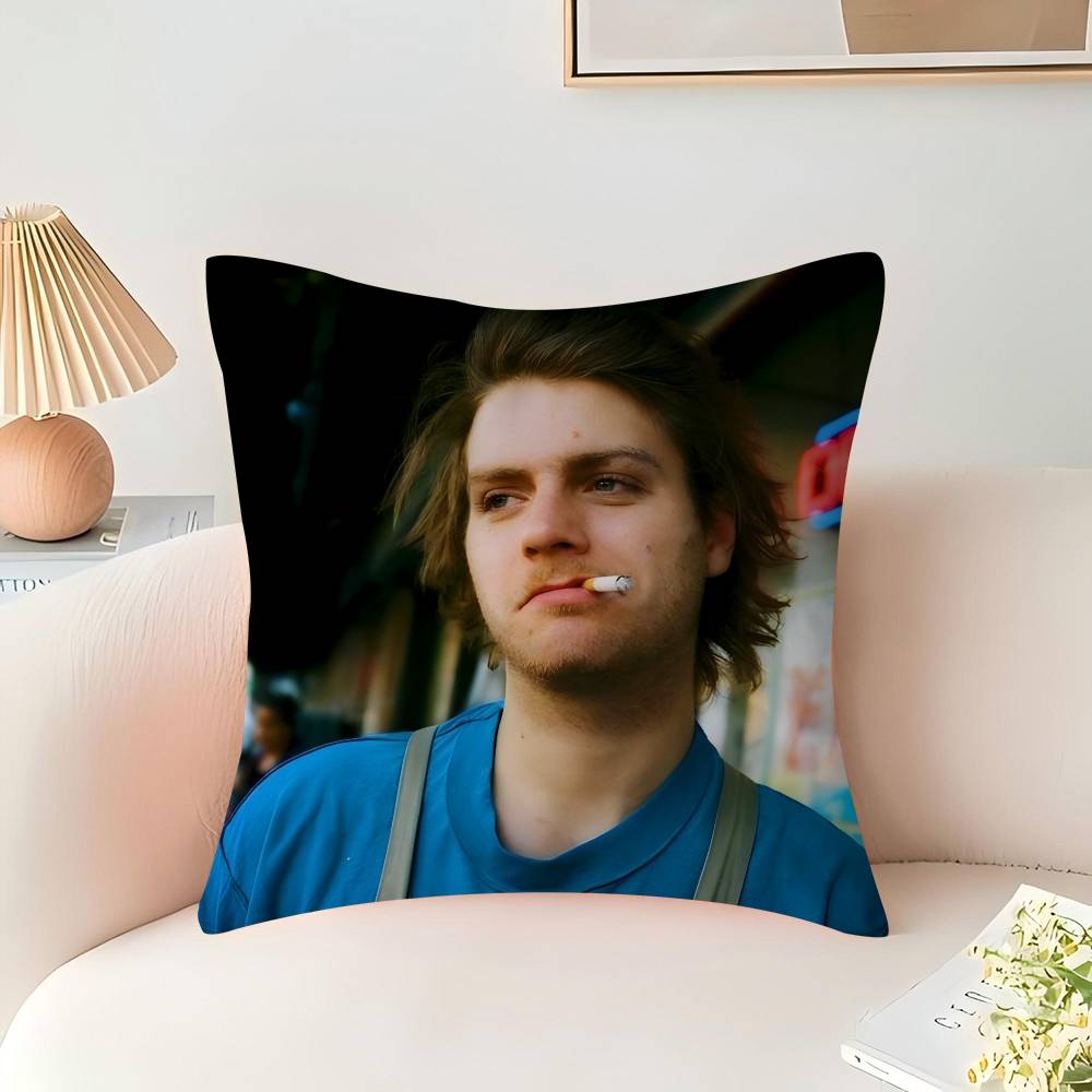 

Pop Rock Singer Mac Demarco Pillow Cover For Bedroom Room And Living Room Sofa Decorative Cushion Cover 16x16Inch