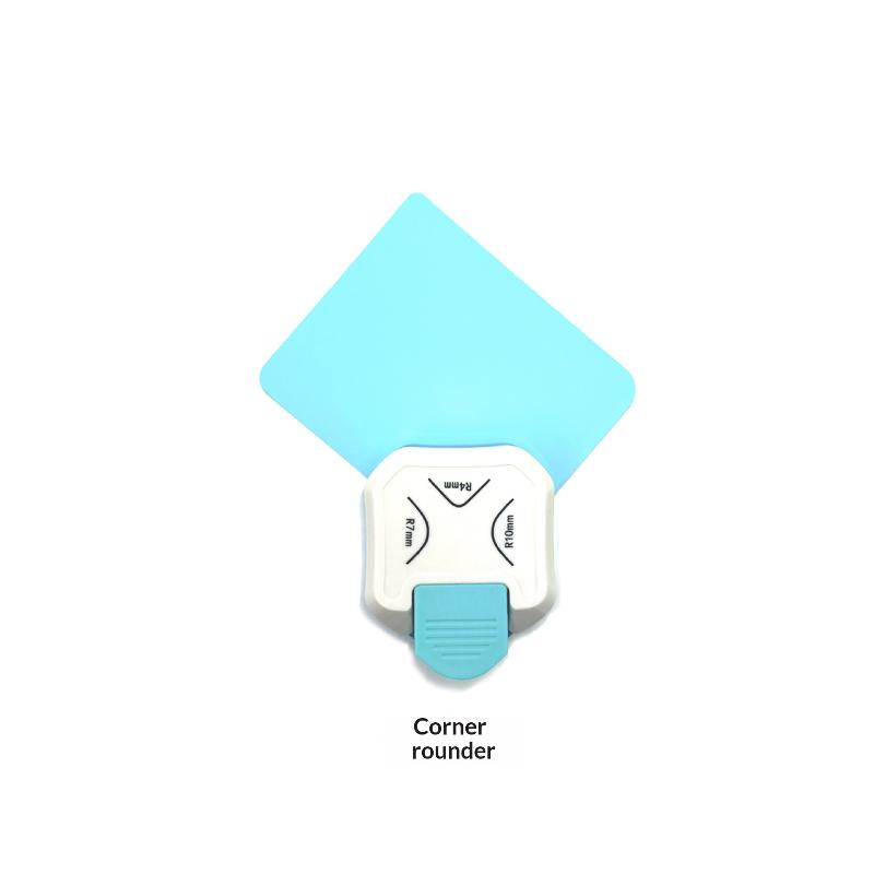 3 In 1 Corner Rounder Cutter for Scrapbook Cards Crafts Metal Plastic Multi Angle Punch Tool for DIY Handmade