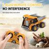 Desktop 1/64 Remote-Controlled Mini Alloy Dump Truck 4Wd Alloy Engineering Vehicle Toy Model Toys For Boys Children Adult Gifts
