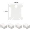 50/100Pcs Plastic Floss Bobbins for Embroidery Floss Organizer Cross Stitch Thread Winder Bobbins Storage DIY Craft Sewing Tools