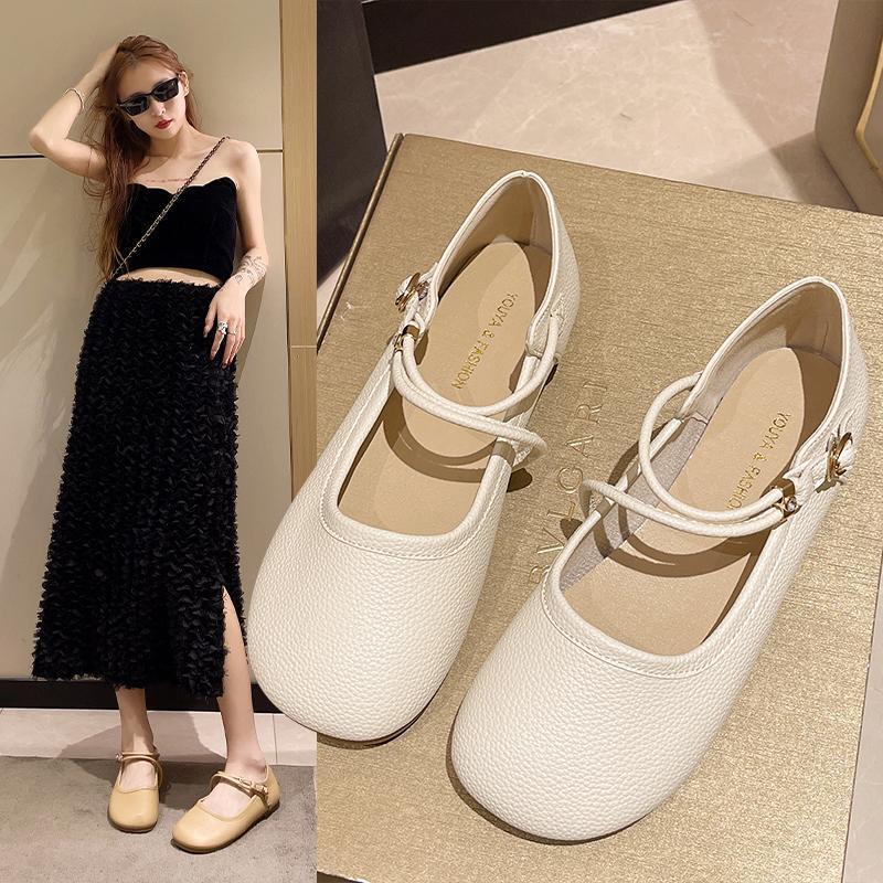 Fashion Spring summer new flat shoes with soft sole simple comfortable breathable versatile suitable for daily casual wear