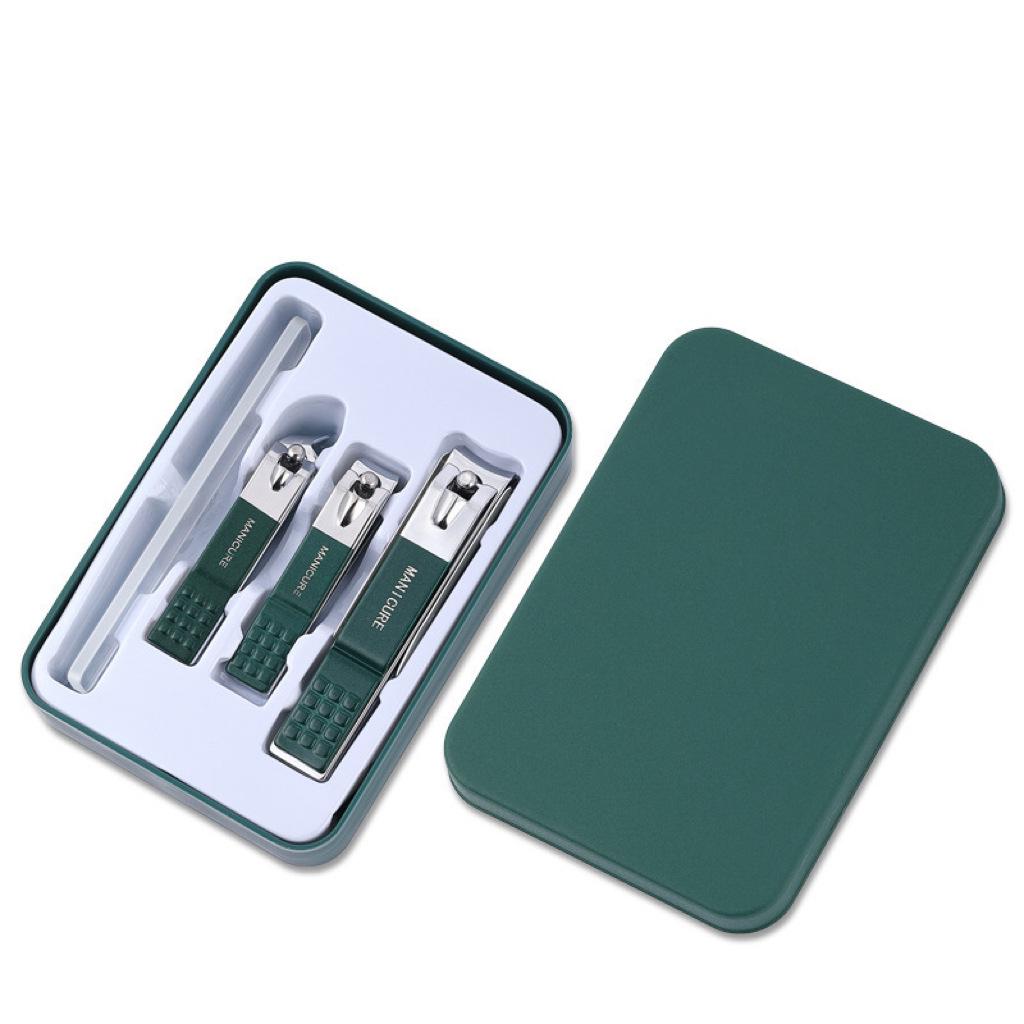 

Многофункциональный набор кусачек для ногтей с защитой от брызг для домашнего маникюра и личной гигиены