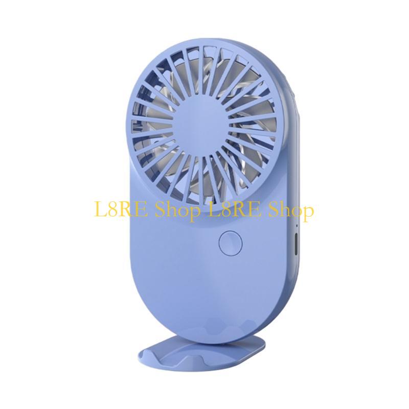 L8RE Quiet Fan Convenient USB Fan Lightweight Cooling Fan Camping Fan Handheld Fan ABS Office Fan Desk Fan for Everyday Use