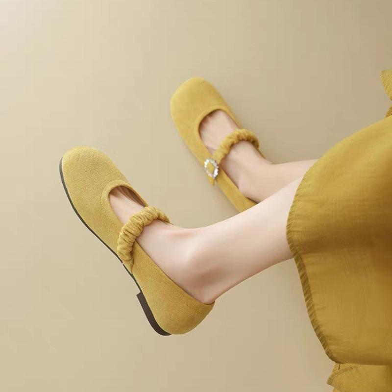 Fashion Single Shoes Women's 2025 New Summer Hundred Matching Skirt Shallow Mary Jane Shoes