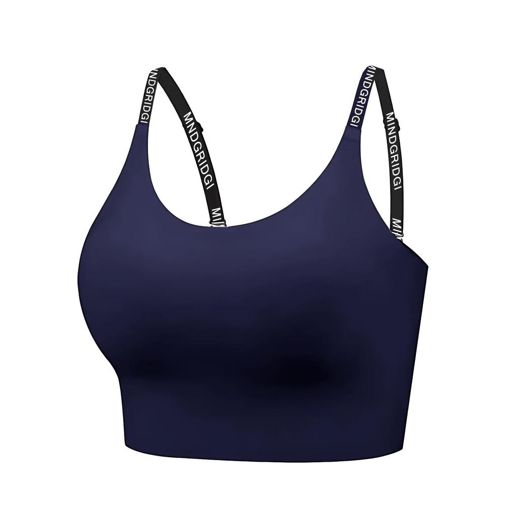 High-Impact Sports Bra with Shockproof Design and Supportive Back Padding