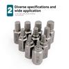 A25F-Broken Screw And Bolt Removal Essentials: 10PCS Hex Head Multi-Spline Extractor Set, Left-Hand Spiral Design