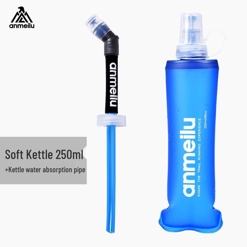 ANMEILU Certified Foldable Kettle: Portable, Food-Grade Outdoor Sports Water Bag Capacity 250ML