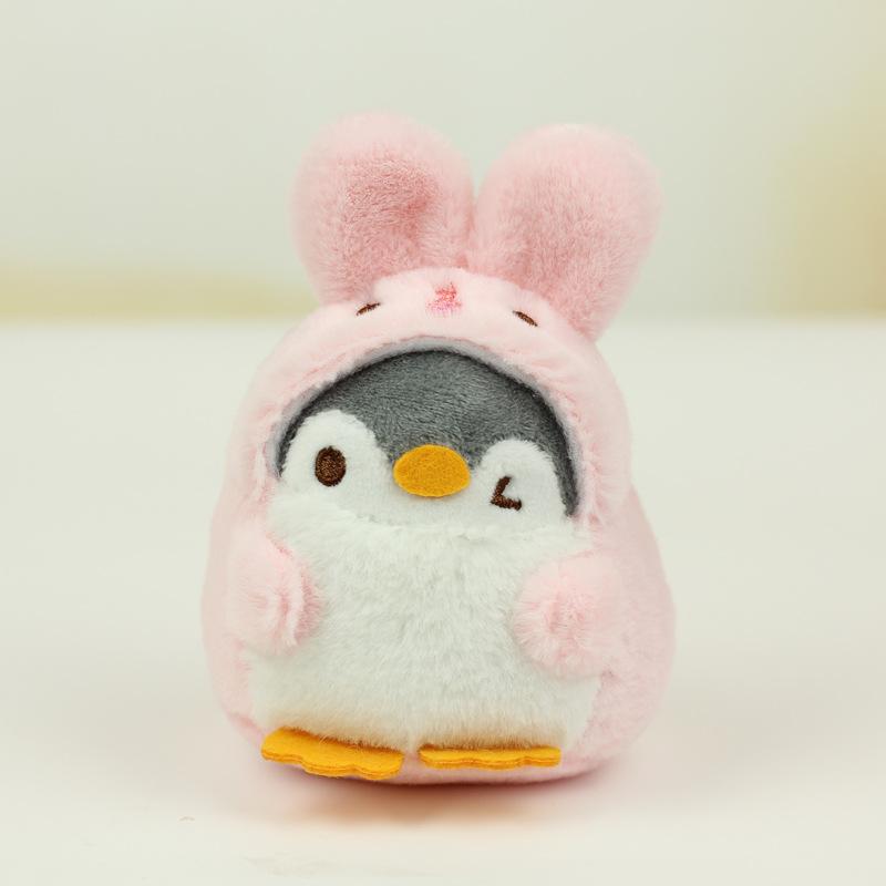 Cute Penguin Rabbit Plush Pendant Keychain Bag Pendant Doll