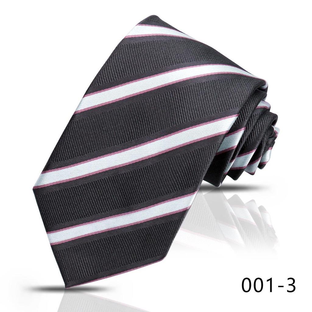 Hochwertige Herren-Seidenkrawatte, 8 cm breit, für Business und Hochzeitsanzug, mit diagonalen Streifen und Karomuster