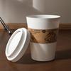 Tabletop Coffee Cup Trash Can Swing Open Cover Great For Kitchen Living Area Or Workplace
