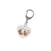 EBISU Design Photo Keychains, Heart Shape, Medium, 34 x 40mm, Clear Keychains, Couple Keychains, Perfect for Kindergarten and School Entrance, Made