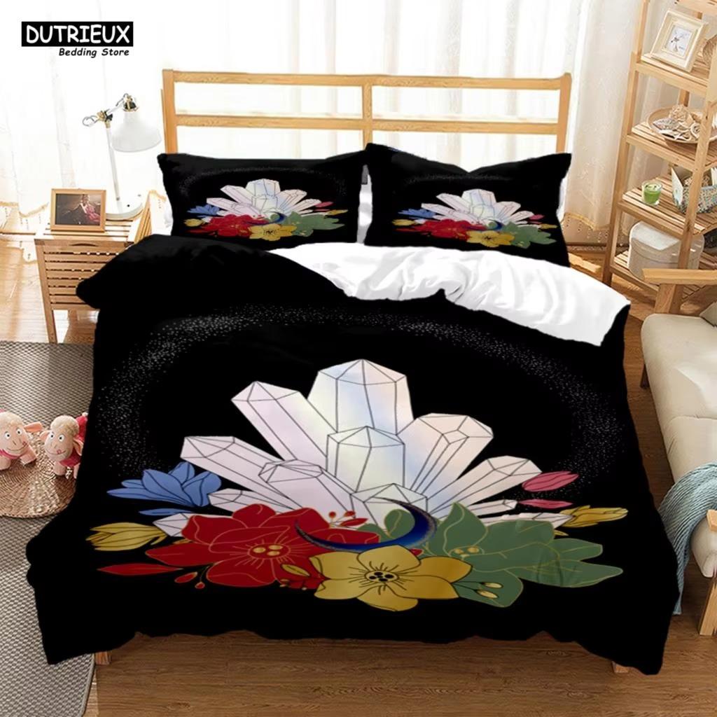 

Одеяло с загадочным узором, цифровая печать, полиэстер, комплекты постельного белья, детские, для мальчиков, для подростков, комплект постельного белья размера Queen Comforter (quilt)-EU Single(135*200cm)3pcs