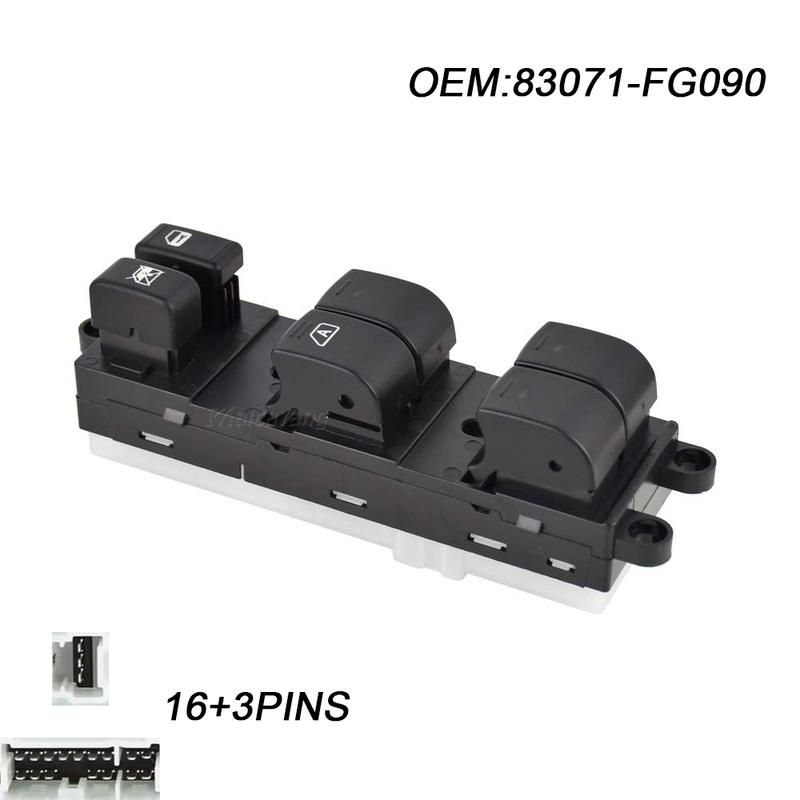 Electric Power Master Window Switch For Subaru Forester Impreza 2007-2011 Front Left Lifter Control Button Car Accessories