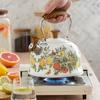 3L Stainless Steel Whistling Kettle With Lemon Design Modern Minimalist Stovetop Water Boiler Kitchen