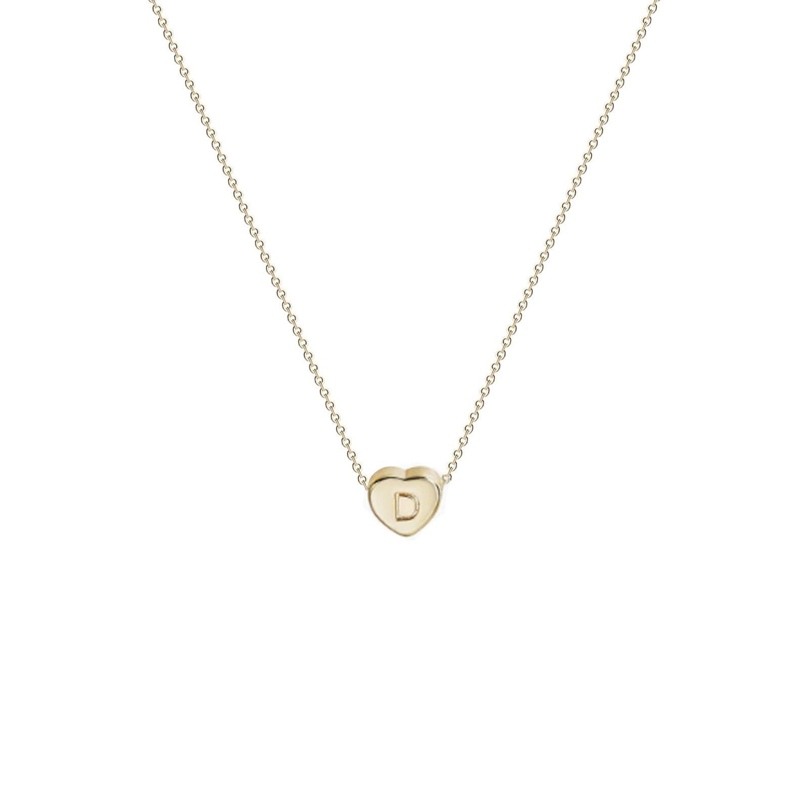 

Fashion Women Gift 26 English Letter Name Chain Pendant Necklaces Jewelry One Size