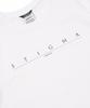 STIGMA Serif Oversized Short Sleeves T-Shirts White